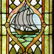 stained glass window detail