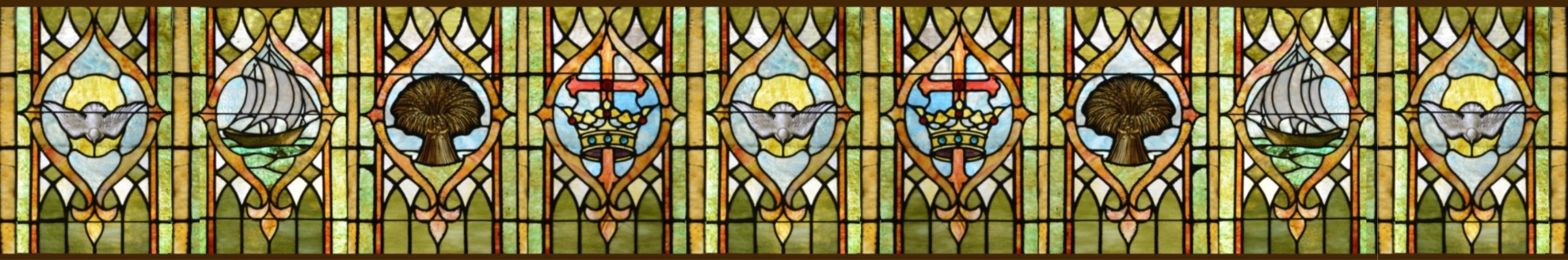 Stain glass windows of St Luke's