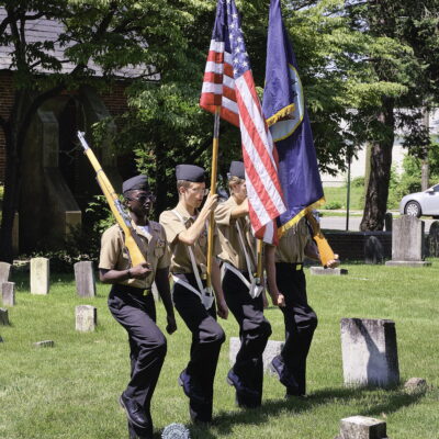 Seaford ROTC Honor Guard, War of 1812 Grave Marker Dedication