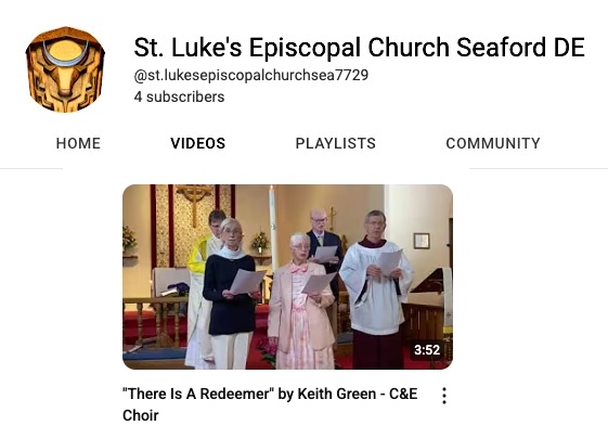 "There is a Redeemer" - Keith Green, (St Luke's C & E Choir)