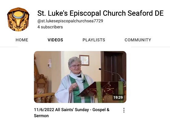 All Saints Day; Gospel and Sermon (2022)